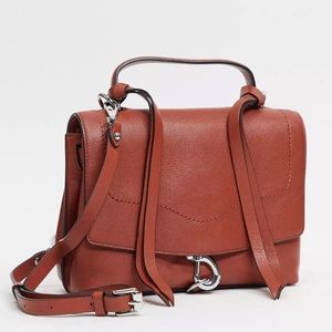 Rebecca Minkoff Convertible Medium Stella Leather Satchel Backpack Crossbody